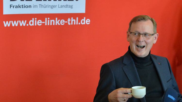 Bodo Ramelow könnte im September in die Staatskanzlei in Thüringen einziehen - mit der SPD als Juniorpartner.