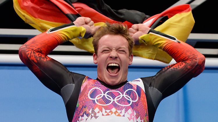 Titelverteidiger Felix Loch dominierte auch in Sotschi den Wettbewerb im Einsitzer.