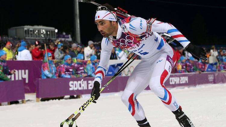 Gold für Frankreich: Martin Fourcade.