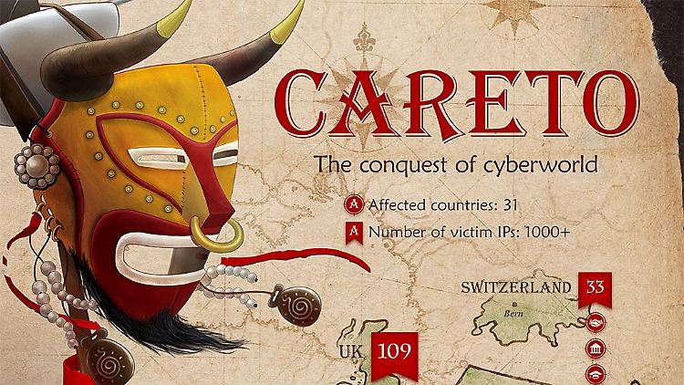 Im Quellcode taucht die Bezeichnung "Careto" auf, "Die Maske".