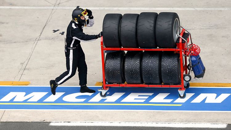 Hochleistungsgummi: Spezial-Pneus von Michelin für das 24-Stunden-Rennen von Le Mans.