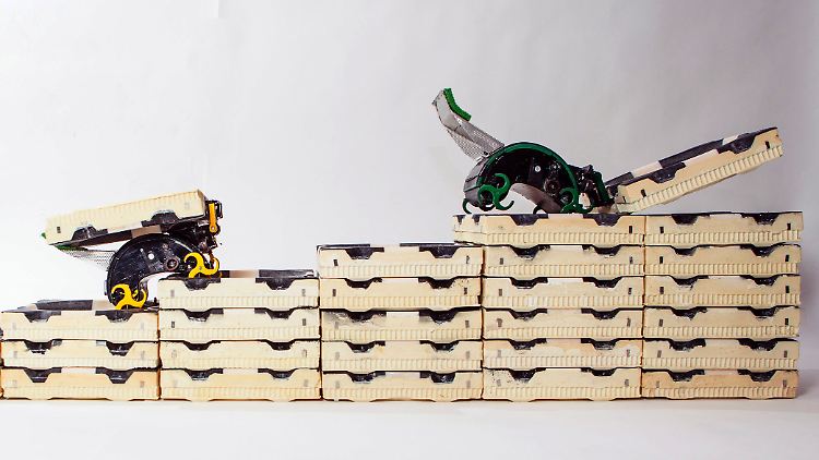 Wie Termiten können Roboter komplexe Gebilde bauen - mit einfachen Mitteln.