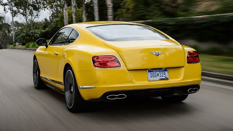 Die V8-Modelle von Bentley haben Endrohre in Form einer liegenden Acht oder dem Zeichen unendlich?