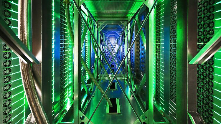 Ein Blick ins Google-Datenzentrum: Google sitzt da, wo der Datenschutz am geringsten sei, sagt Merkel.