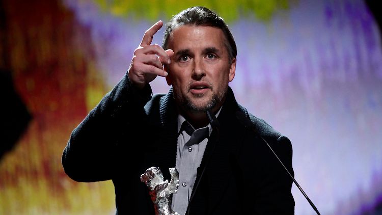 Richard Linklater erhält auf der Berlinale 2014 seinen Silbernen Bären.