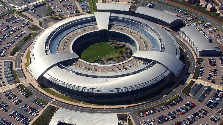 Die GCHQ-Zentrale in Cheltenham im Westen Englands.
