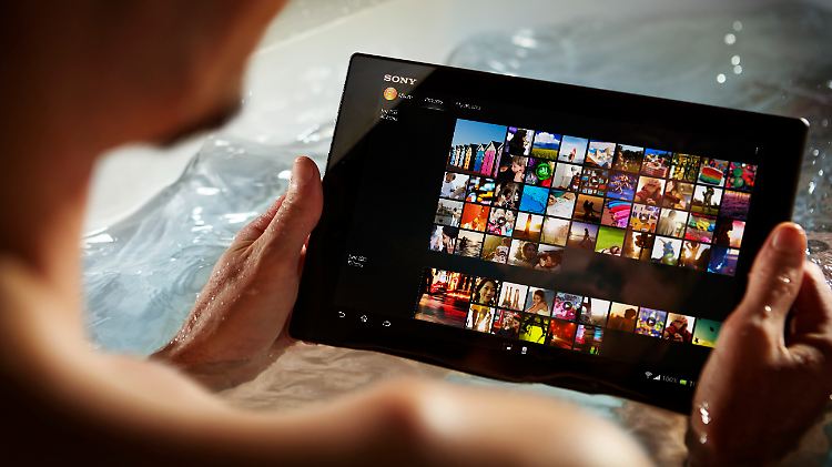 Sonys Xperia Z2 Tablet wird wie sein Vorgänger Badewannen-tauglich sein.