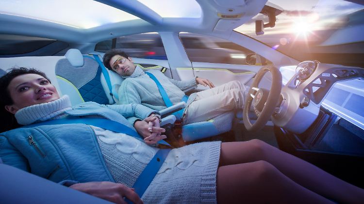 Völlig entspannt sollen die Passagiere nach der Reise dem Rinspeed Xchange entsteigen.