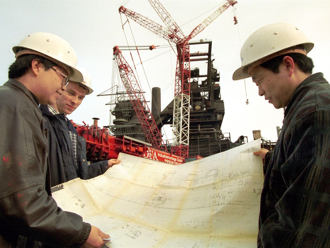 Bauplan des Erfolgs: China behält inoffiziellen Titel des Exportweltmeisters.