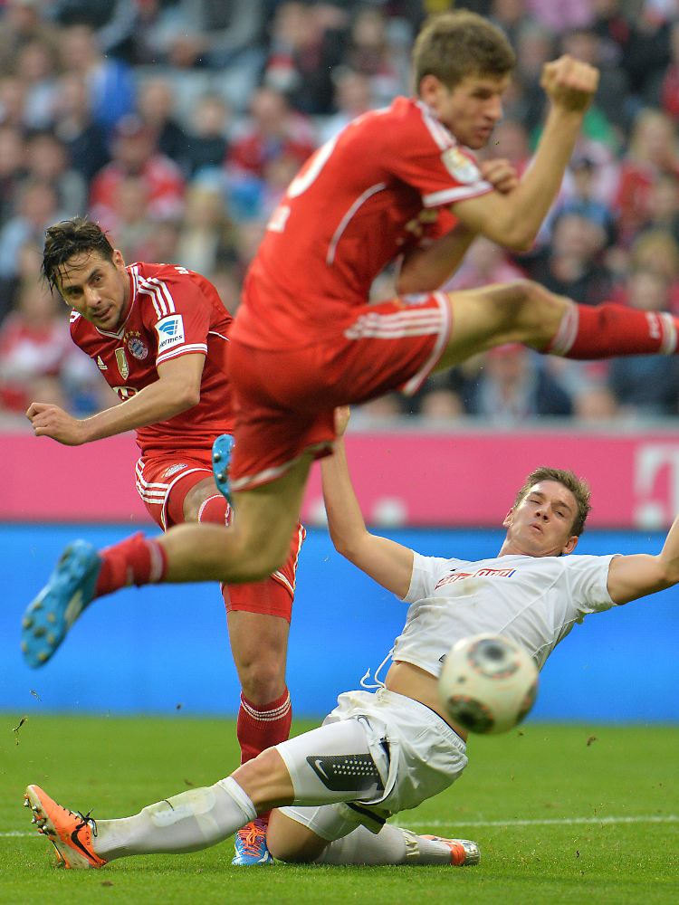 Hart umkämpft wird der Ball sein in London, das ist die Erwartung von Thomas Müller und Co.