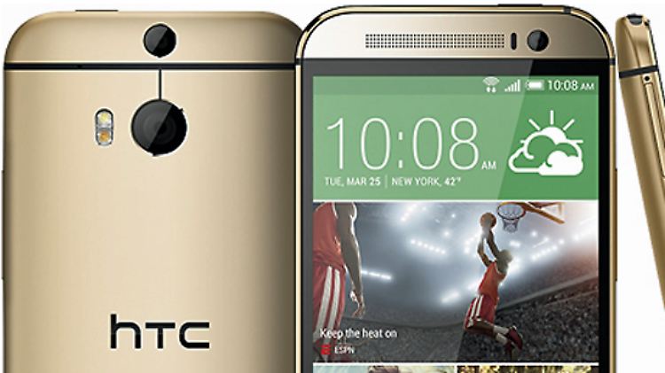 So sieht wahrscheinlich das neue HTC One in Gold aus.