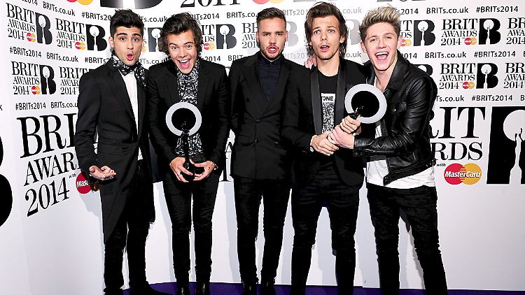 Die britische Band One Direction durfte gleich mehrere Preise mit nach Hause nehmen.