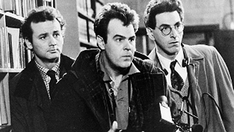 Bill Murray, Dan Aykroyd und Harold Ramis in "Ghostbusters".