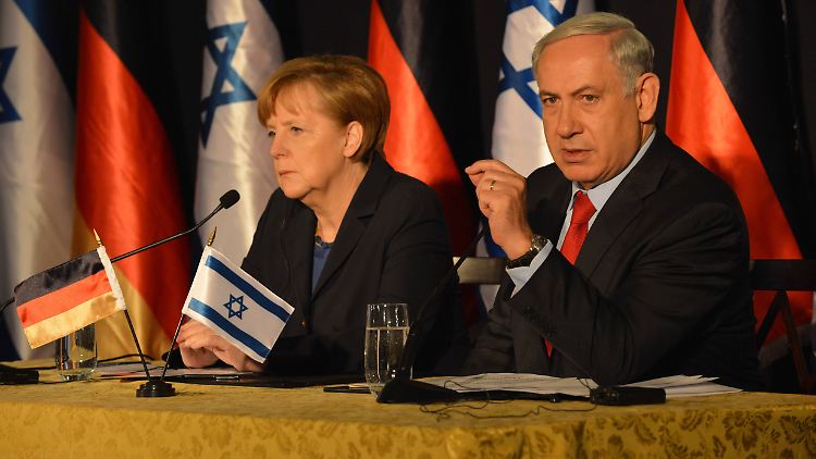 Das Treffen Merkel-Netanjahu wirkt wie eine Inszenierung der Harmonie.