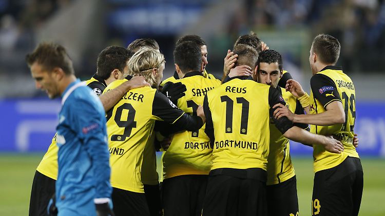Nach fünf Minuten schon 2:0 - das hatte es für den BVB in der Champions League zuvor noch nicht gegeben.