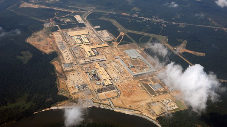 Blick auf das Werk in Calvert/Alabama.