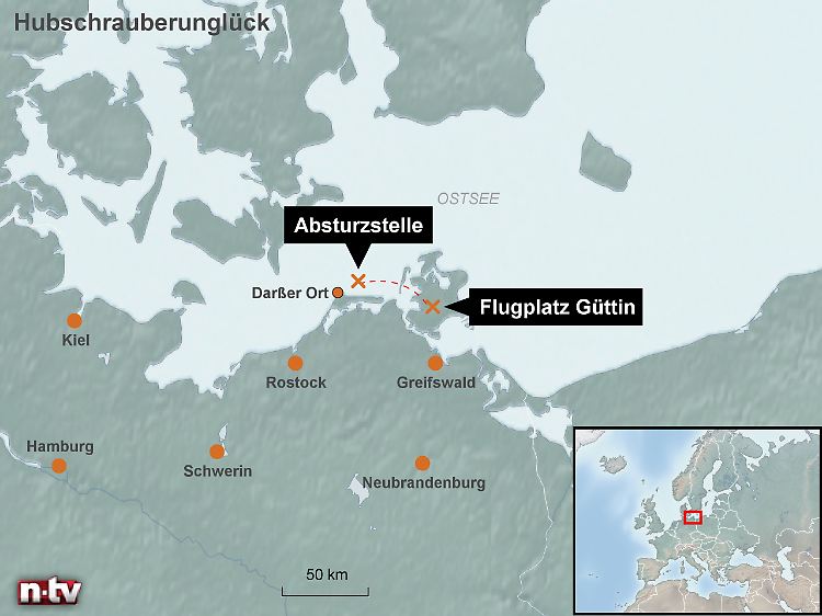Notarztversorgung für Offshore-Mitarbeiter: Bei einem Übungsflug kommen drei Rettungskräfte ums Leben.