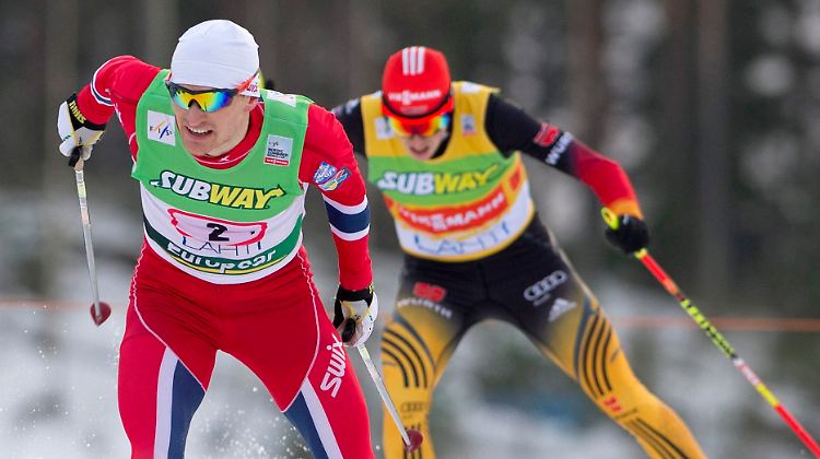 Wie in Sotschi so in Lahti: Auch hier lag in der Nordischen Kombination am Ende Norwegen vor Deutschland.