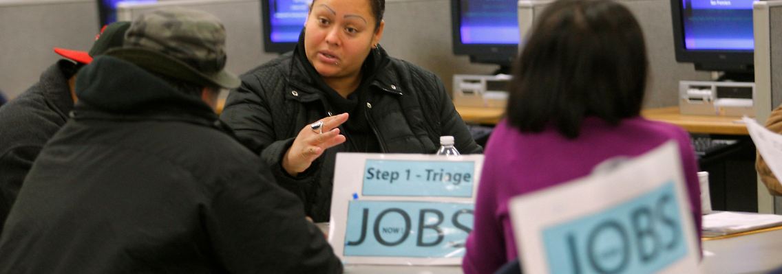 Am US-Arbeitsmarkt ist von einer Erholung von der Krise wenig zu spüren.