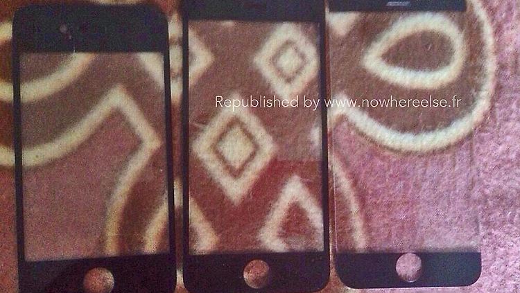 So schlecht, wie das Foto ist, könnte die iPhone-6-Frontscheibe auch eine billige Fälschung aus Plastik sein.