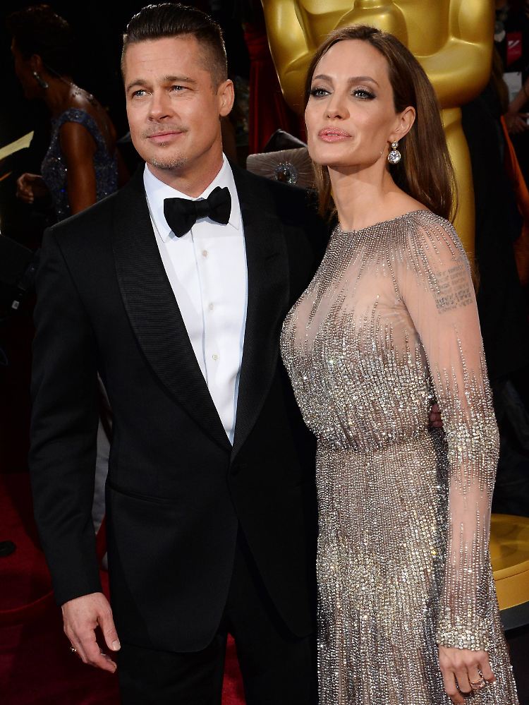 Das Elie-Saab-Couture-Kleid hatte Jolie bereits 2014 - damals noch an der Seite von Ex Brad Pitt - getragen.