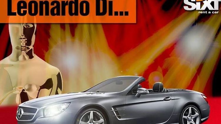 Sixt nutzt das Oscar-Pech von Leonardo DiCaprio: "Wir finden: Auch ohne macht er eine gute Figur!"