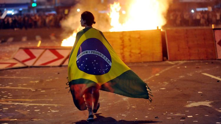 Die Demonstrationen während des Confed Cups 2013 ergriffen das ganze Land.