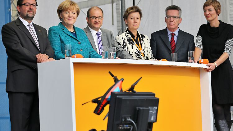 Merkel nahm den "Drohnenangriff" seinerzeit gelassen.