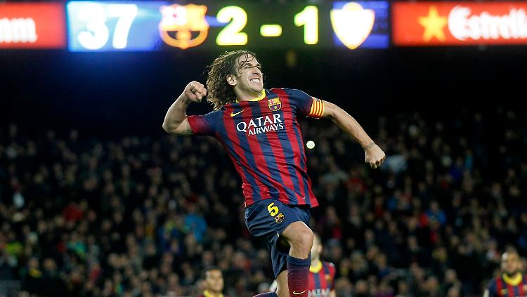 Energiebündel: Carles Puyol, Kapitän des FC Barcelona.