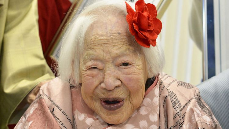 Misao Okawa ist mittlerweile sechsfache Urgroßmutter.