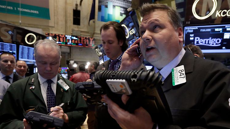 Händler an der Wall Street.