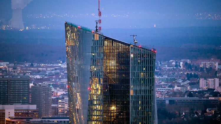 Die EZB in Frankfurt: Experten haben mehrheitlich nicht mit einer Senkung des historisch niedrigen Leitzinses von 0,25 Prozent gerechnet.