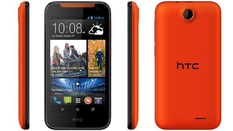 Auch das Desire 310 bietet typische HTC-Software wie den News-Reader Blinkfeed.