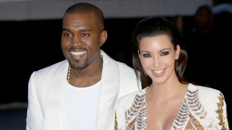 Kim Kardashian und Rapper Kanye West 2012 in Cannes. Foto: Hubert Boesl