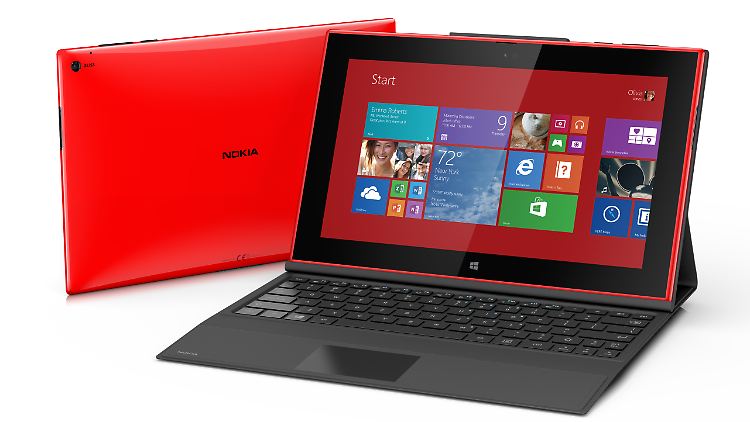 Mit Keyboard kostet das Lumia 2520 rund 750 Euro.