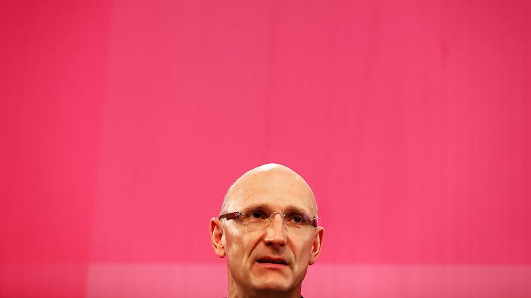 Der Vorstandsvorsitzende der Deutschen Telekom, Timotheus Höttges,