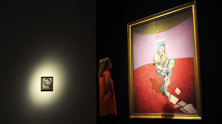 Luxusgut: "Portrait of George Dyer Talking" von Francis Bacon.