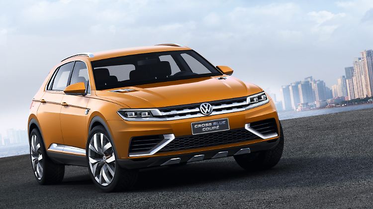 VW-Schlachtschiff Cross Blue: Mit seiner Länger von 4,89 Meter ist er größer als der SUV Touareg. Der Cross Blue ist für den US-Markt geplant, wann er kommen soll, steht aber noch nicht fest.