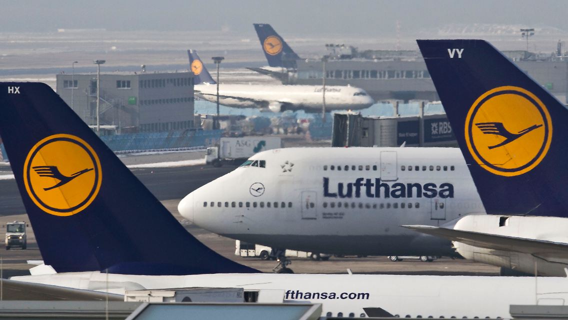 Mit der Lufthansa geht es wieder nach oben.