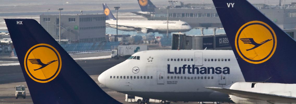 Mit der Lufthansa geht es wieder nach oben.