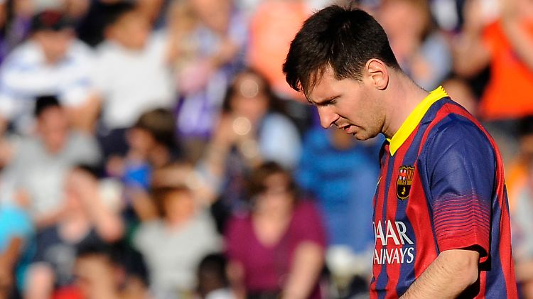 Auch Lionel Messi spielt weit unter Form. 