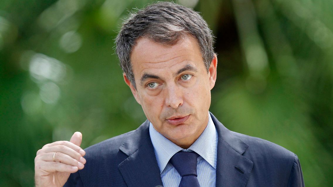 Jose Luis Rodriguez Zapatero muss sein Land durch die Krise führen.