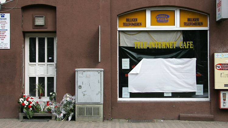 Blick auf das Internet-Café in Kassel, in dem der Betreiber Halit Yozgat 2006 ermordet wurde.