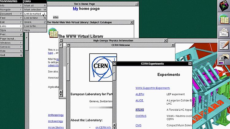 Es dauerte rund vier Jahre, bis die erste Webseite online war.
