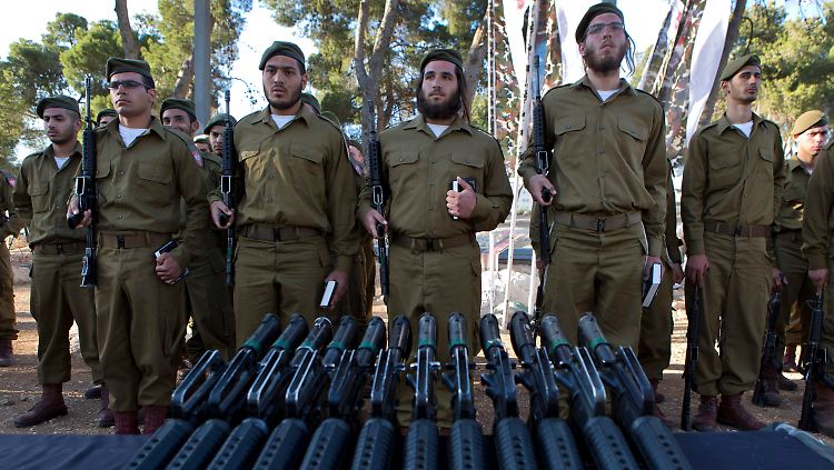 Ultraorthodoxe an der Waffe: Kämpfer des Netzah-Yehuda-Bataillons der israelischen Armee.