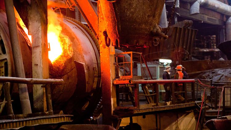 Flüssiges Kupfer: Die Rohstoffmärkte sind ein empfindlicher Indikator für einen bevorstehenden Abschwung.