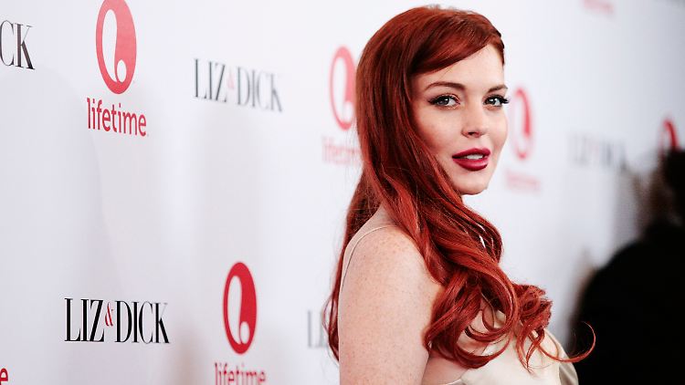 Wohl kein Kind von Traurigkeit - bei Lindsay Lohan scheinen schöne Männer Schlange zu stehen.