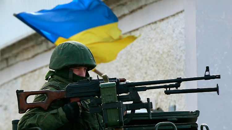Der ukrainische Soldat wurde bei der Erstürmung einer Basis in der Krim-Hauptstadt Simferopol getötet. (Archivbild)