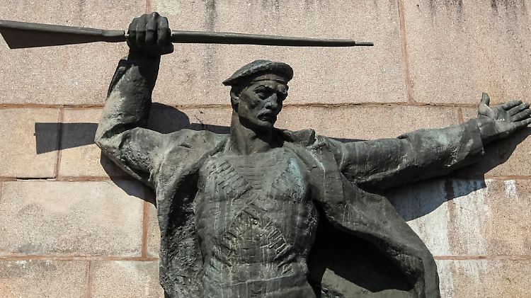 Denkmal für die Helden der Sowjetarmee auf der Krim.