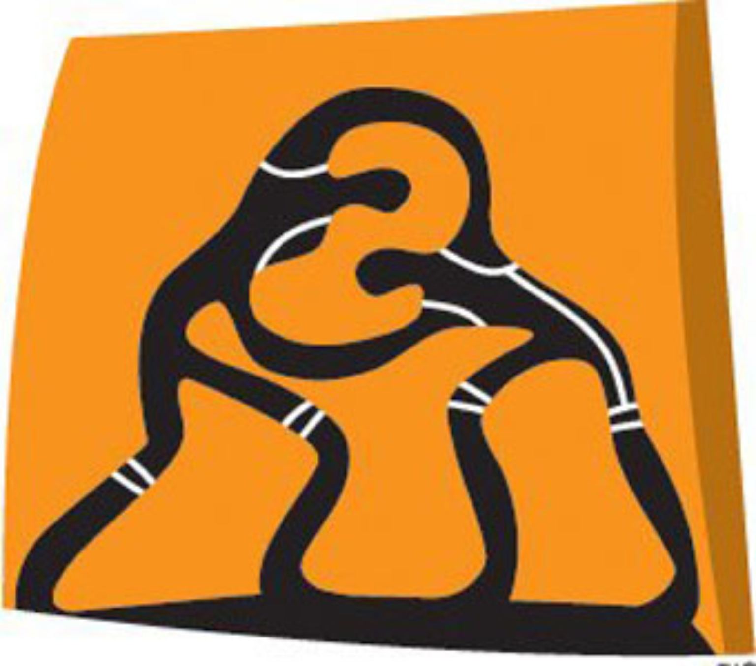 In insgesamt 28 Sportarten wurde bei den Olympischen Spielen in Peking um Medaillen in 302 Wettbewerben gerungen, ... (Bild: Piktogramm für die Ringer bei den Spielen in Athen 2004)